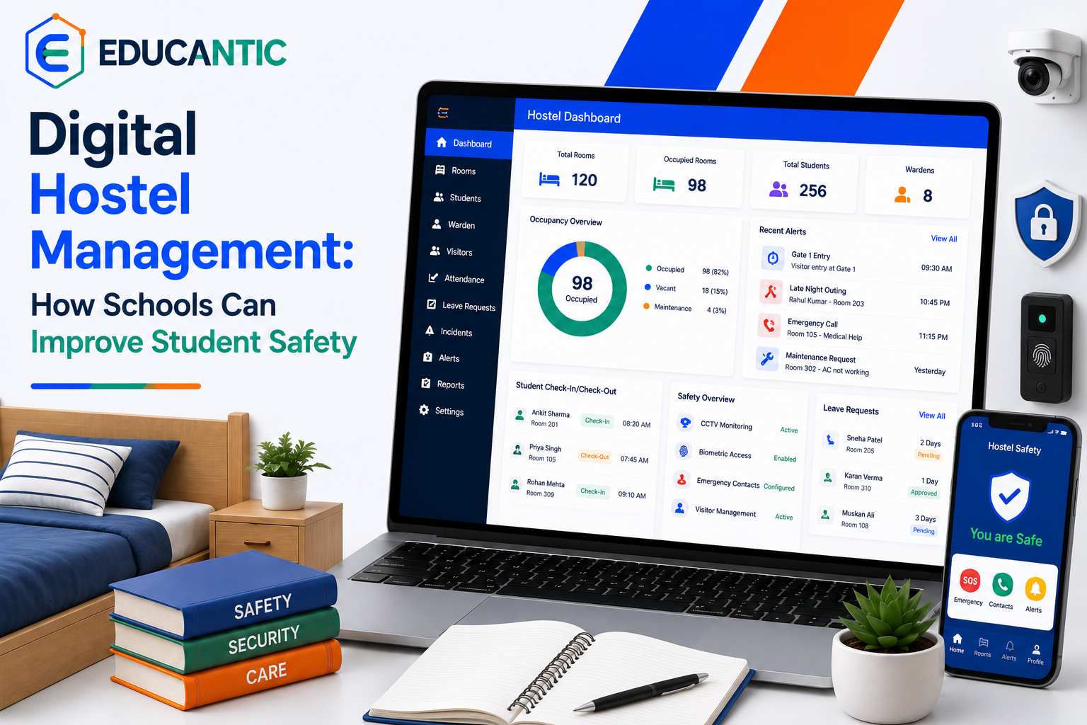Digital Hostel Management: How Schools Can Improve Student Safety