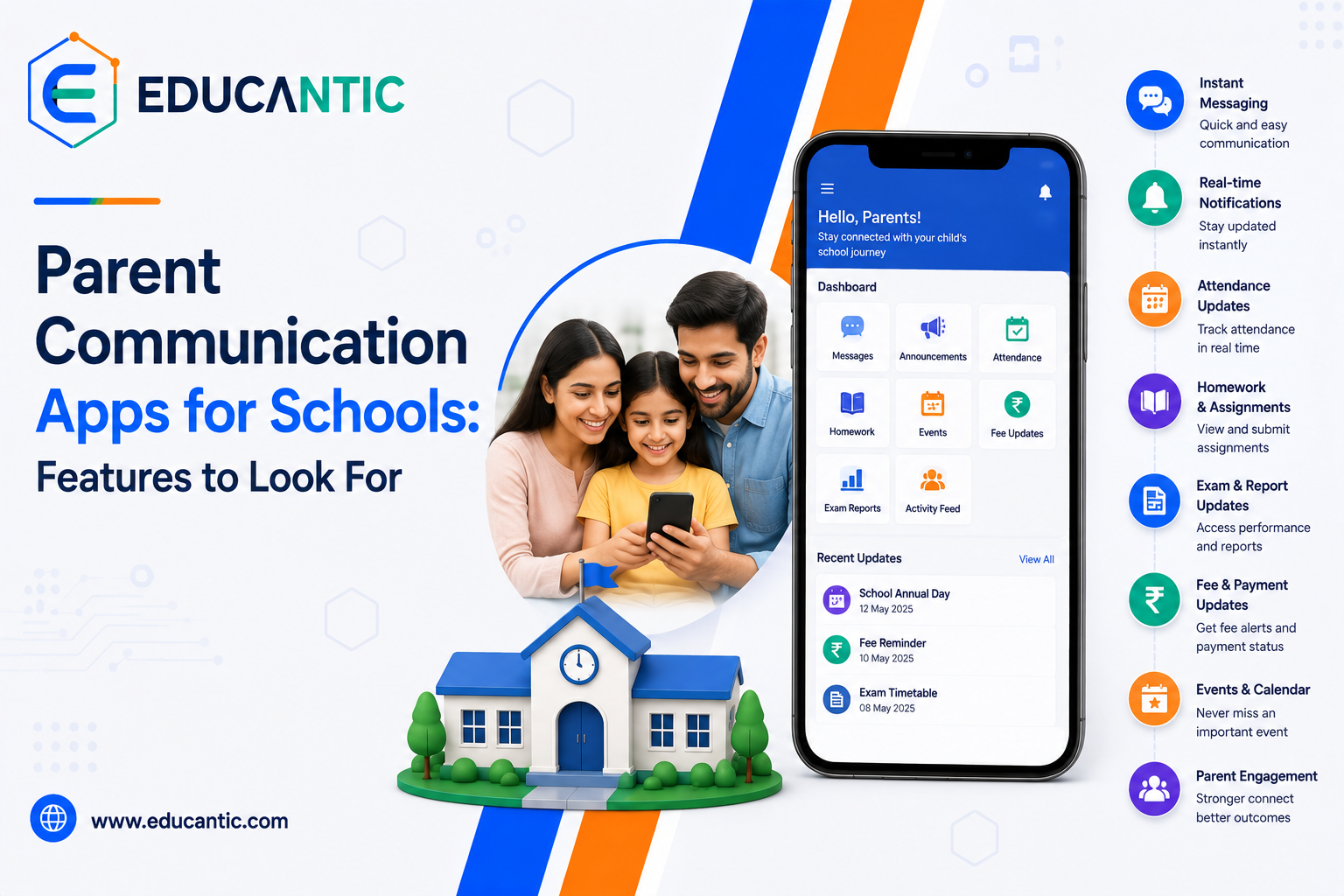 Parent Communication Apps for Schools: Features to Look For