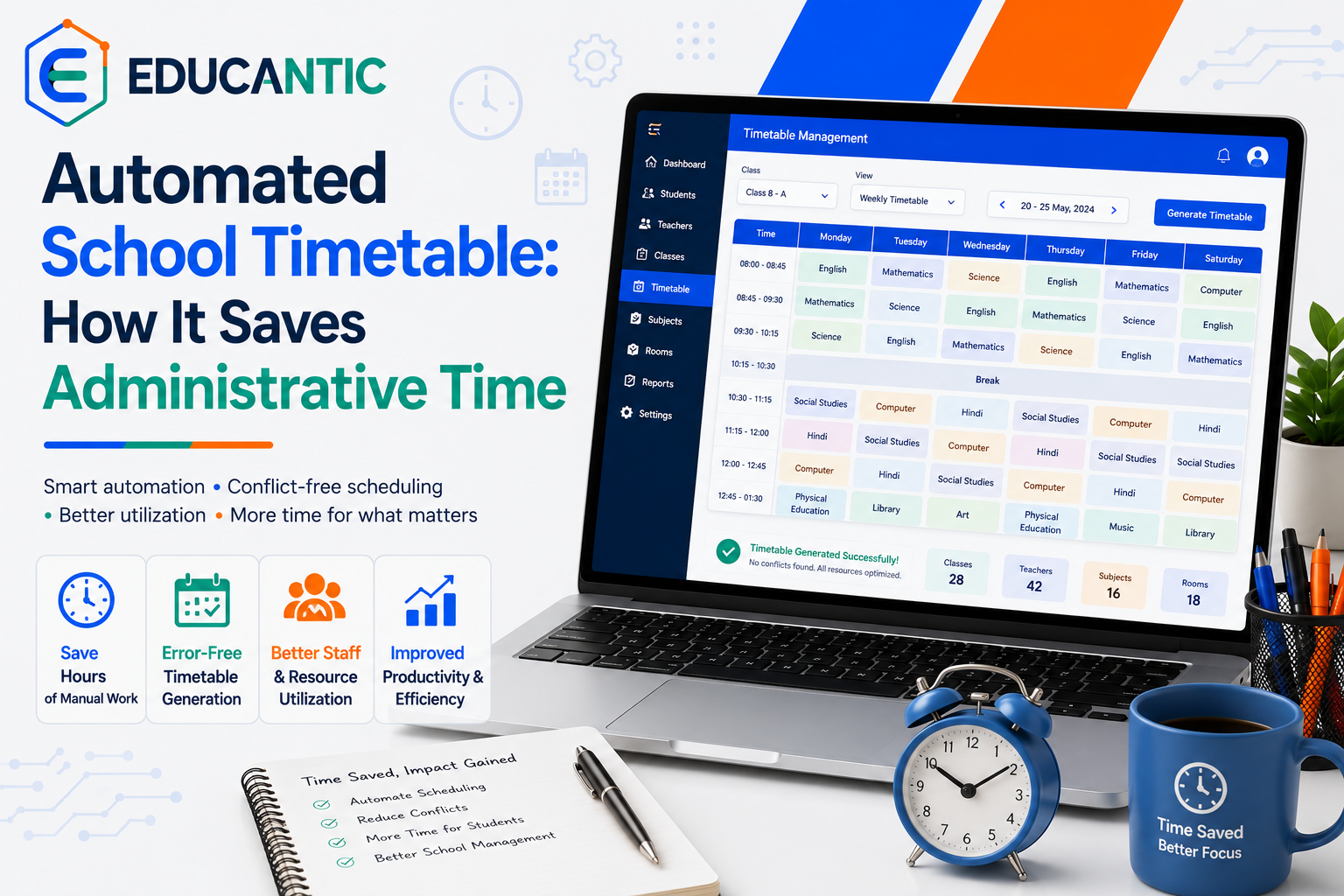 Automated School Timetable: How It Saves Administrative Time